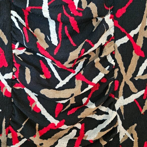 Alfani Short Sleeve Shirt XL Rouched - Picture 3 of 6